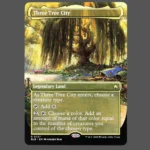 Three Tree City Holo MTG Proxy | Bloomburrow
