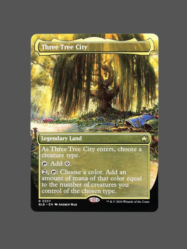 Three Tree City Holo MTG Proxy | Bloomburrow