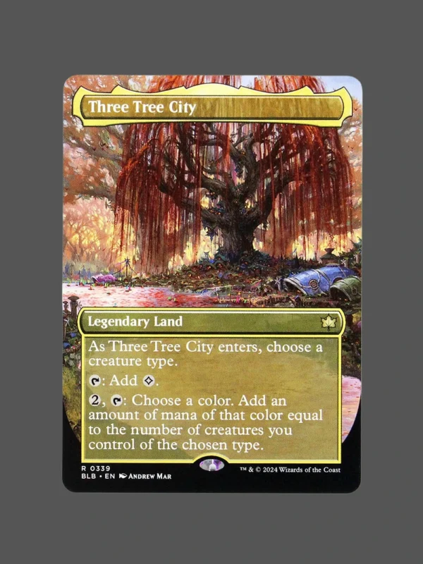 Three Tree City Holo MTG Proxy | Bloomburrow
