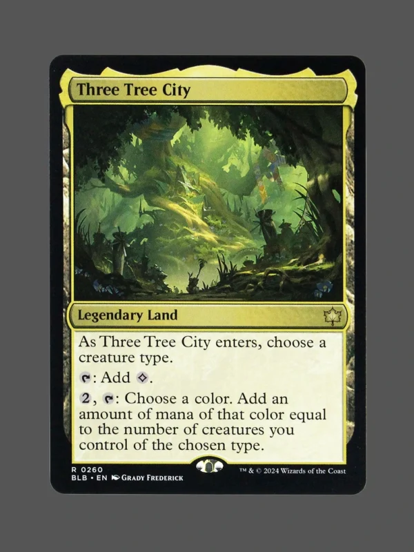 Three Tree City Holo MTG Proxy | Bloomburrow