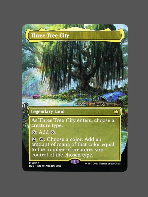 Three Tree City Holo MTG Proxy | The Lost Caverns of Ixalan