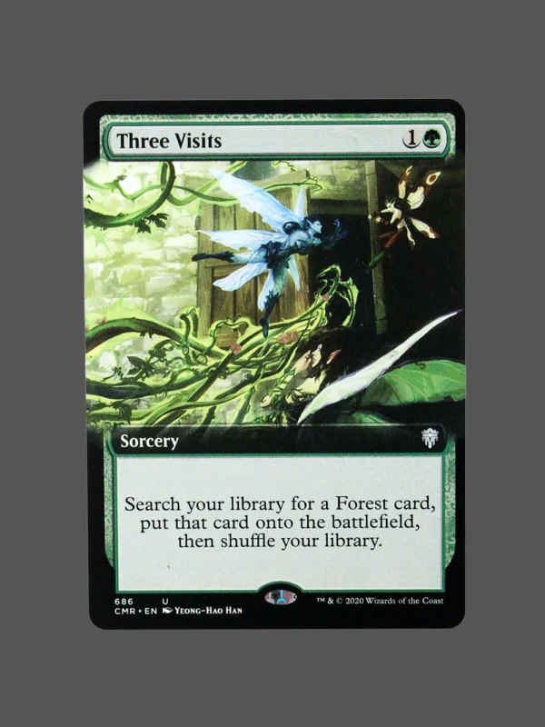 Three Visits Holo MTG Proxy | Commander Legends