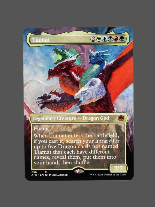 Tiamat Holo MTG Proxy | Adventures in the Forgotten Realms
