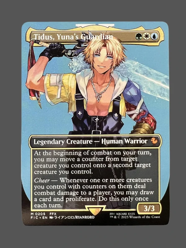 Tidus, Yuna's Guardian Holo MTG Proxy | Final Fantasy