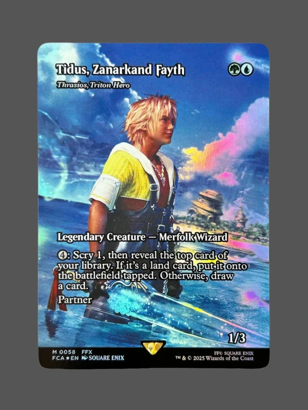 Tidus, Zanarkand Fayth Foil MTG Proxy | Final Fantasy