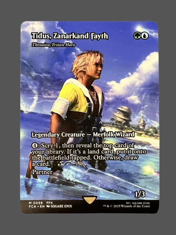 Tidus, Zanarkand Fayth Holo MTG Proxy | Final Fantasy