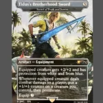 Tidus's Brotherhood Sword Holo MTG Proxy | Secret Lair Drop