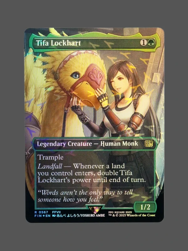 Tifa Lockhart Foil MTG Proxy | Final Fantasy