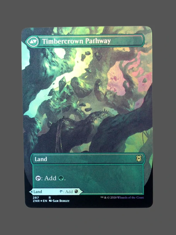 Timbercrown Pathway Foil MTG Proxy | Zendikar Rising