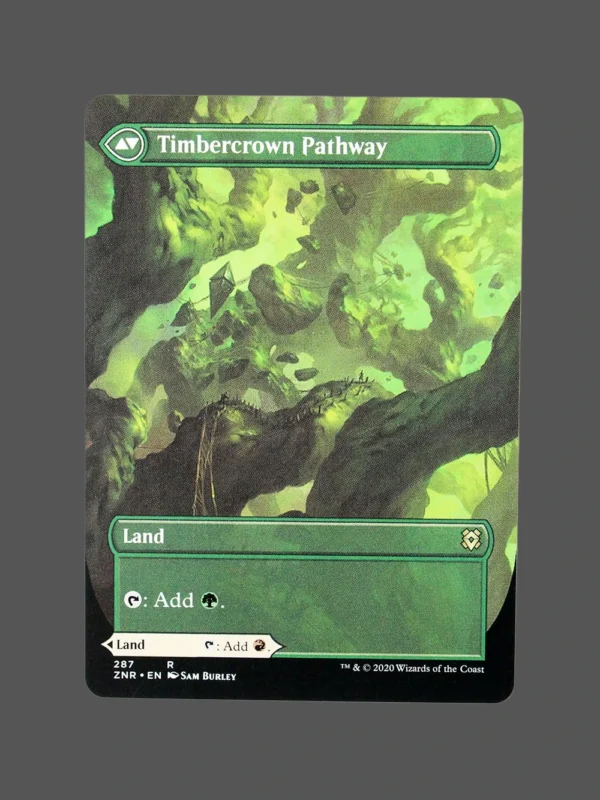 Timbercrown Pathway Holo MTG Proxy | Zendikar Rising