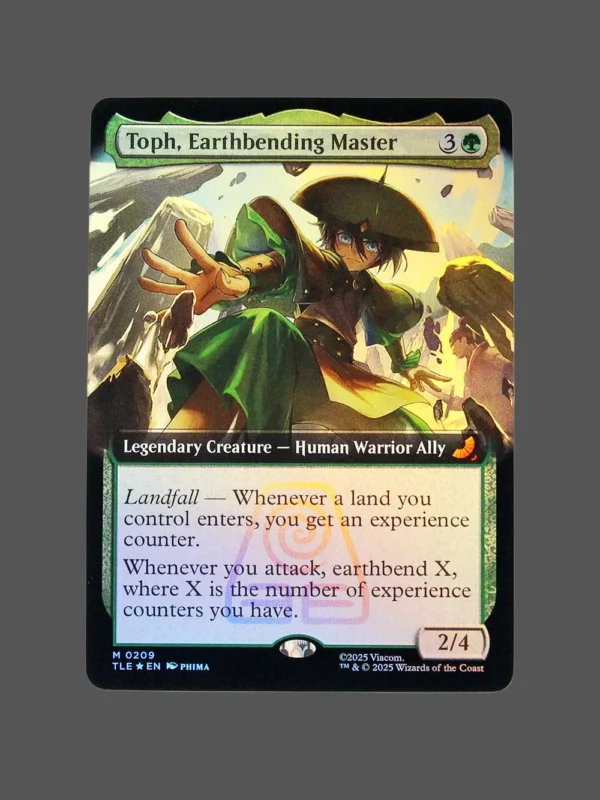 Toph, Earthbending Master Foil MTG Proxy | The Lost Empire