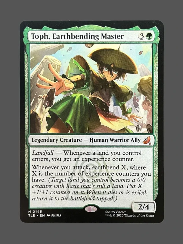 Toph, Earthbending Master Holo MTG Proxy | The Lost Expedition