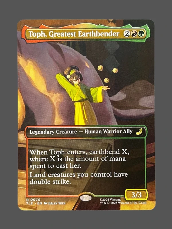 Toph, Greatest Earthbender Holo MTG Proxy | The Lost Empire