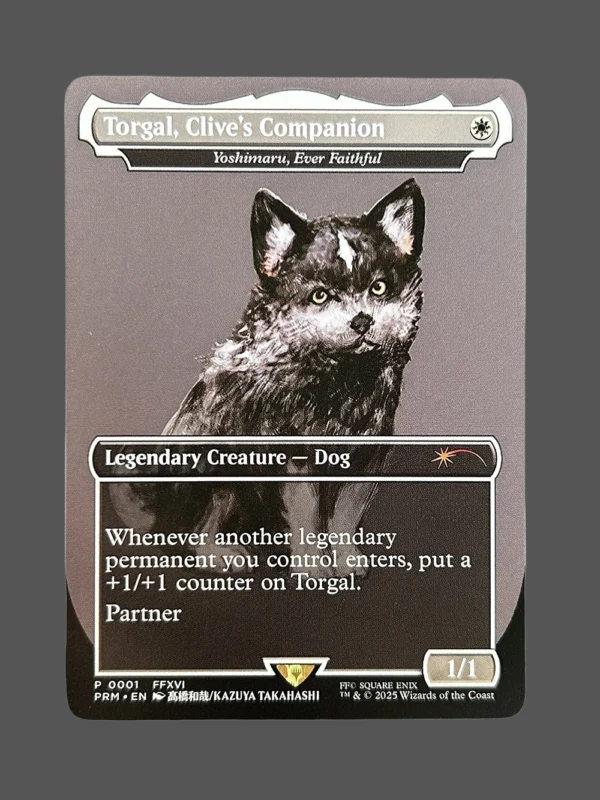 Torgal, Clive's Companion Holo MTG Proxy | Final Fantasy
