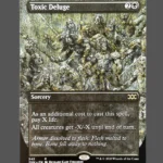 Toxic Deluge Holo MTG Proxy | Double Masters 2020