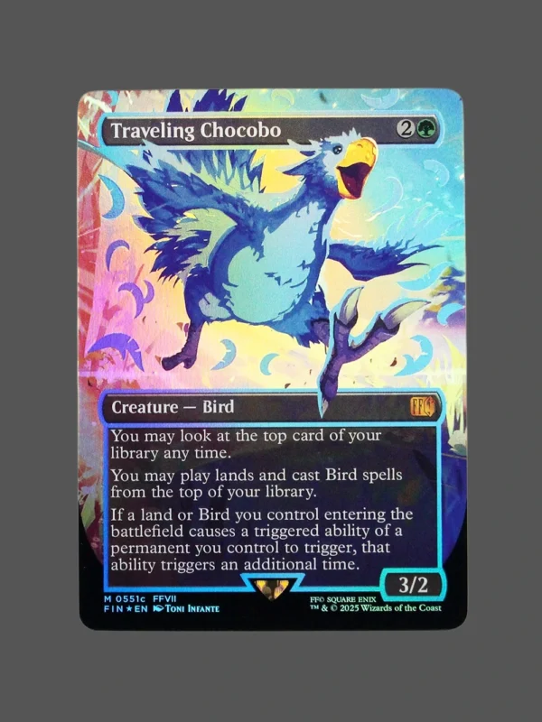 Traveling Chocobo Foil MTG Proxy | Final Fantasy