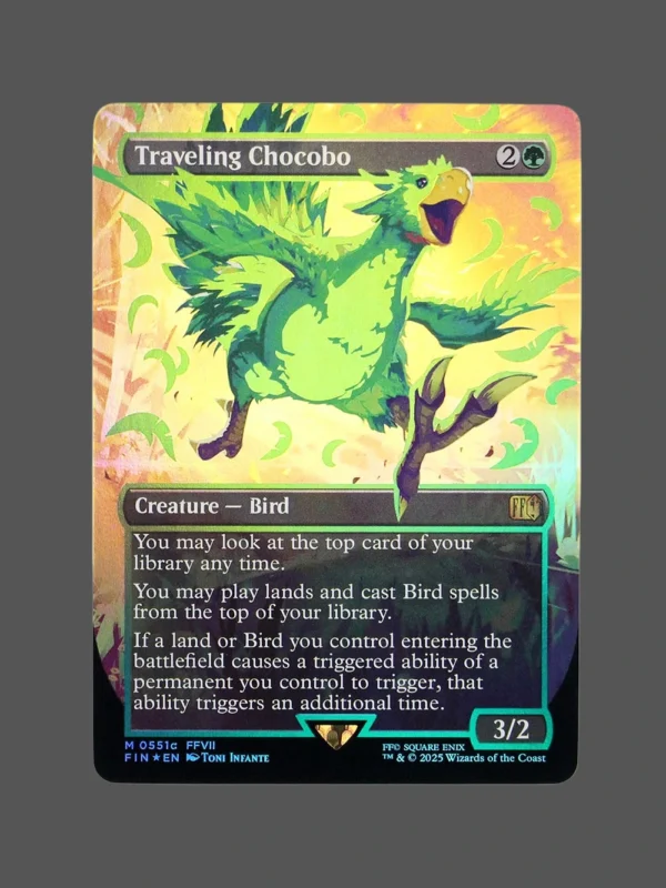 Traveling Chocobo Foil MTG Proxy | Final Fantasy VII
