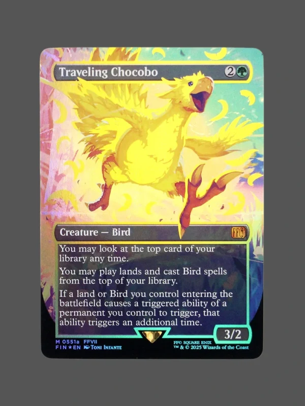 Traveling Chocobo Foil MTG Proxy | Secret Lair Drop Series