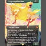 Traveling Chocobo Holo MTG Proxy | Final Fantasy