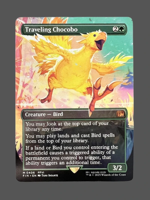 Traveling Chocobo Holo MTG Proxy | Final Fantasy