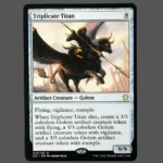 Triplicate Titan Holo MTG Proxy | Core Set 2021