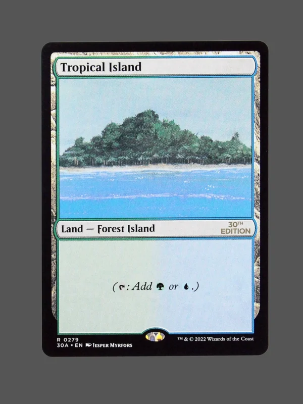 Tropical Island Holo MTG Proxy | 30th Edition