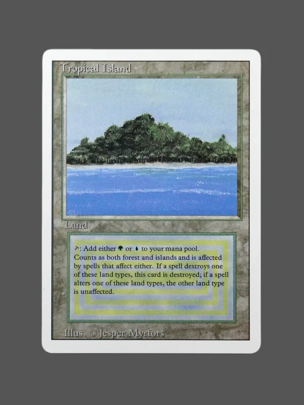Tropical Island Holo MTG Proxy | Magic: The Gathering