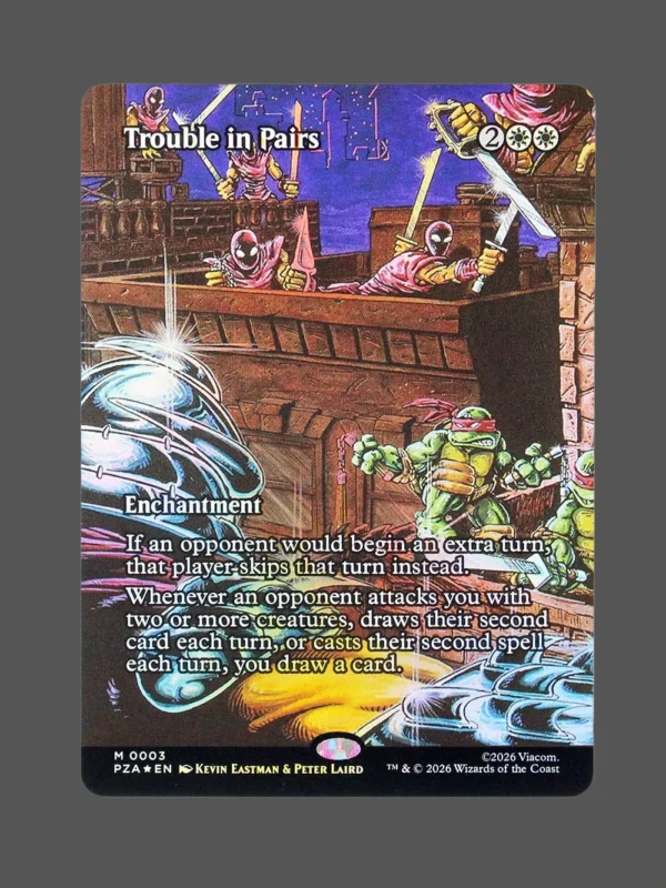 Trouble in Pairs Foil MTG Proxy | Pizza