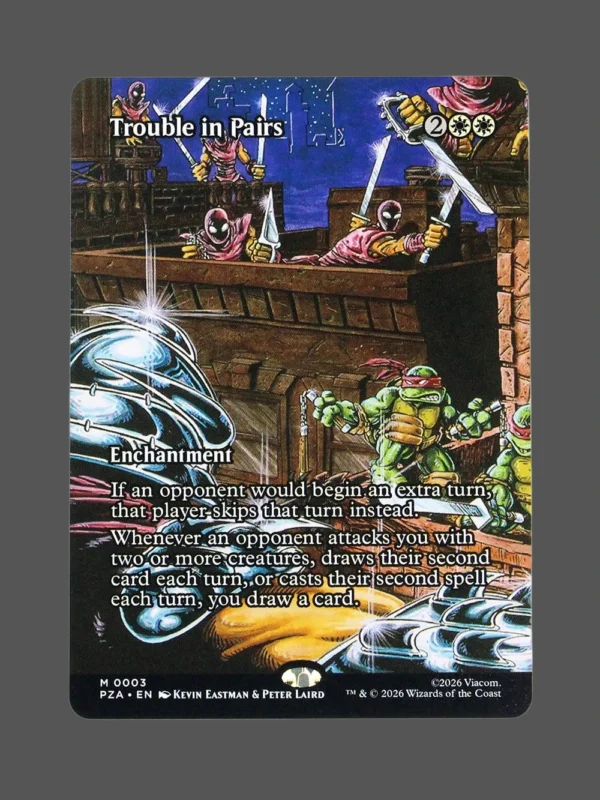 Trouble in Pairs Holo MTG Proxy | Pizza