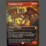 Twinflame Tyrant Foil MTG Proxy | Foundations