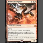 Twinflame Tyrant Holo MTG Proxy | Dominaria United