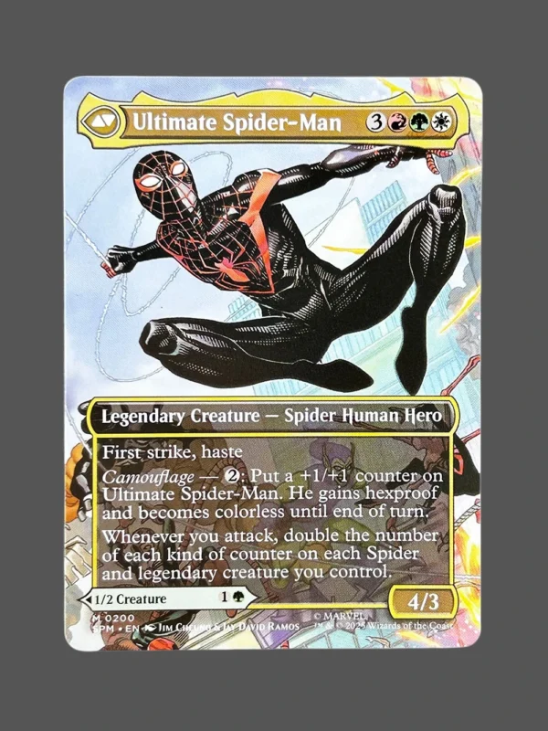 Ultimate Spider-Man Holo MTG Proxy | Marvel Snap