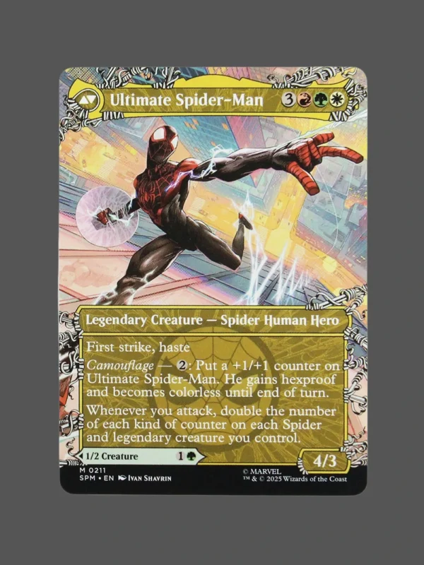 Ultimate Spider-Man Holo MTG Proxy | Marvel Snap