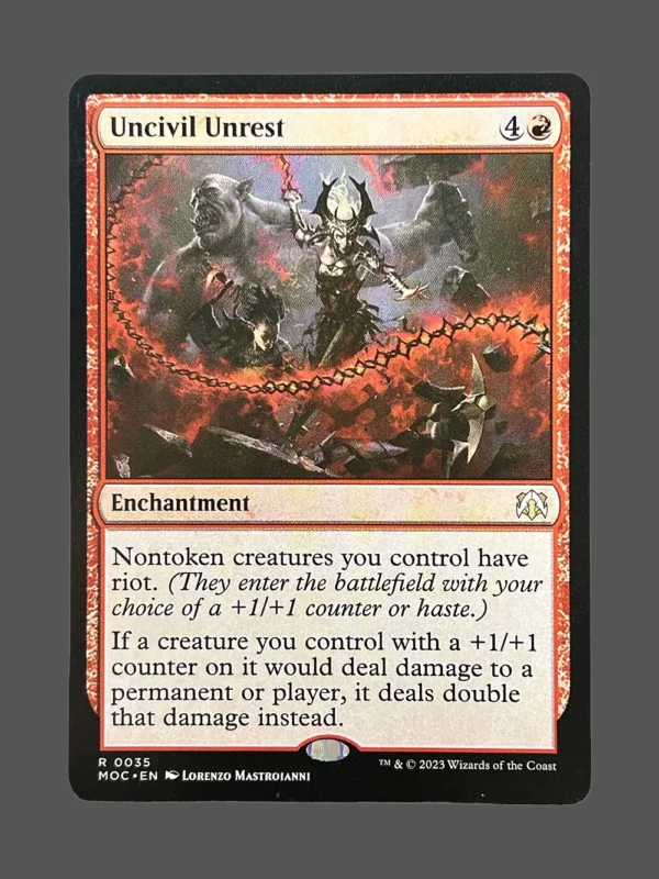Uncivil Unrest Holo MTG Proxy | March of the Machine