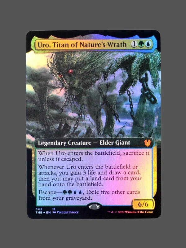 Uro, Titan of Nature's Wrath Foil MTG Proxy | Theros Beyond Death