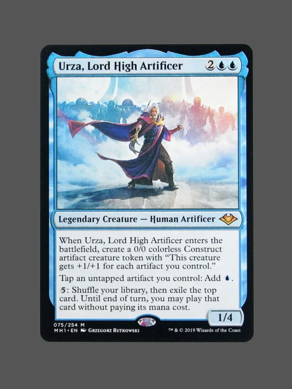 Urza, Lord High Artificer Holo MTG Proxy | Modern Horizons