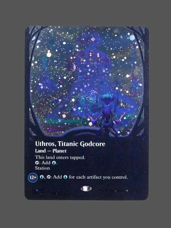 Uthros, Titanic Godcore Galaxy Foil MTG Proxy | Kamigawa: Neon Dynasty