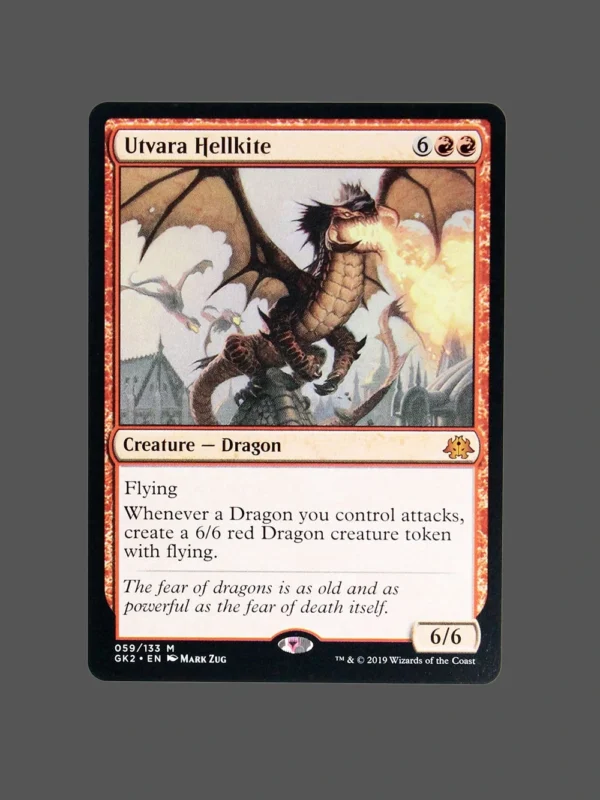 Utvara Hellkite Holo MTG Proxy | Guilds of Ravnica