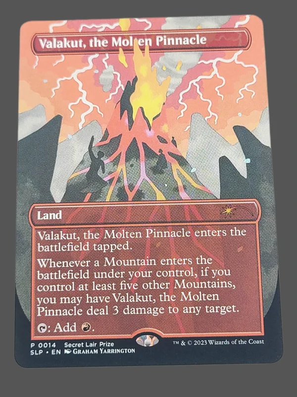 Valakut, the Molten Pinnacle Holo MTG Proxy | Secret Lair Prize