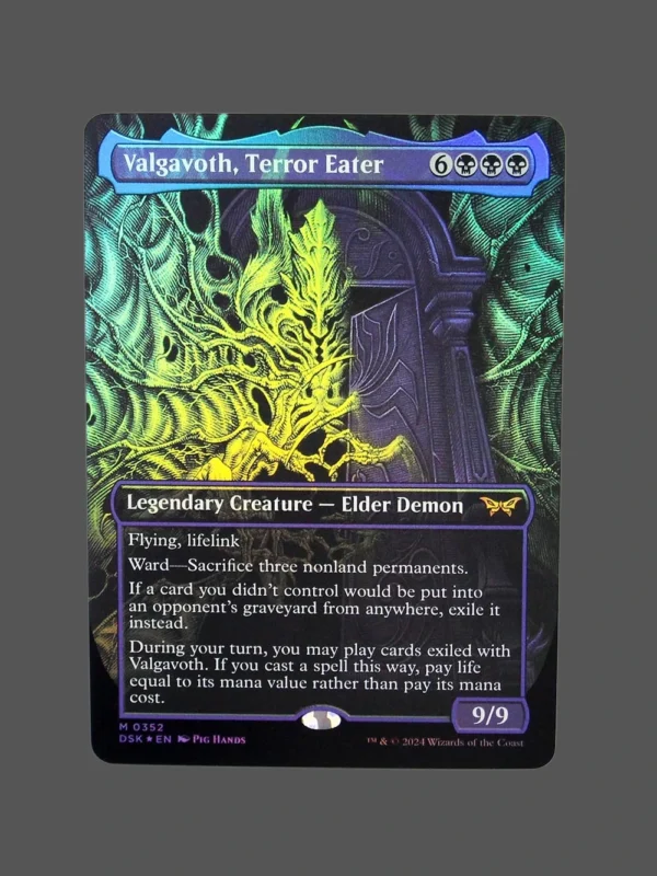 Valgavoth, Terror Eater Foil MTG Proxy | Dominaria Skies