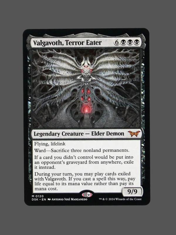 Valgavoth, Terror Eater Holo MTG Proxy | Dominaria Skies