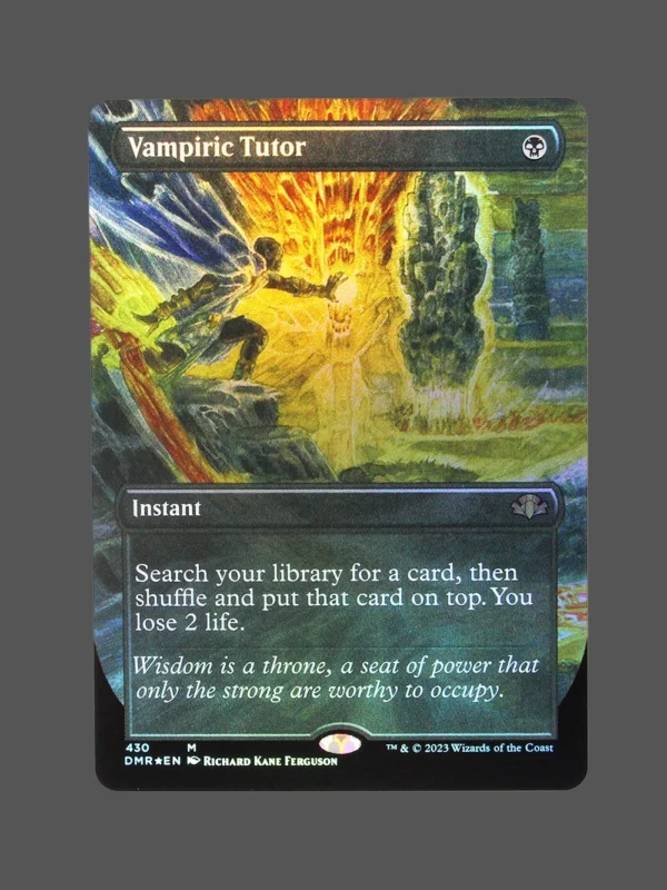Vampiric Tutor Foil MTG Proxy | Dominaria Remastered