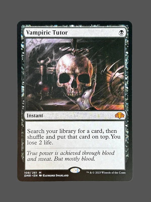 Vampiric Tutor Holo MTG Proxy | Dominaria United