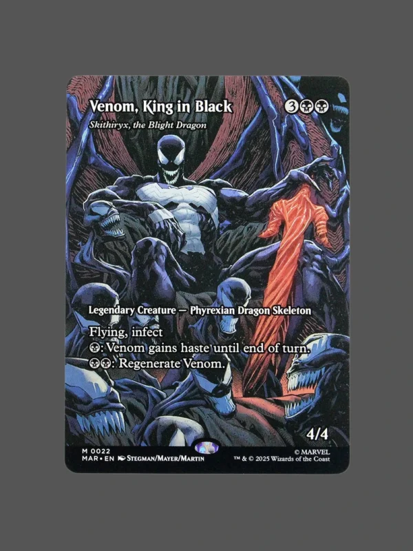 Venom, King in Black Holo MTG Proxy | Marvel