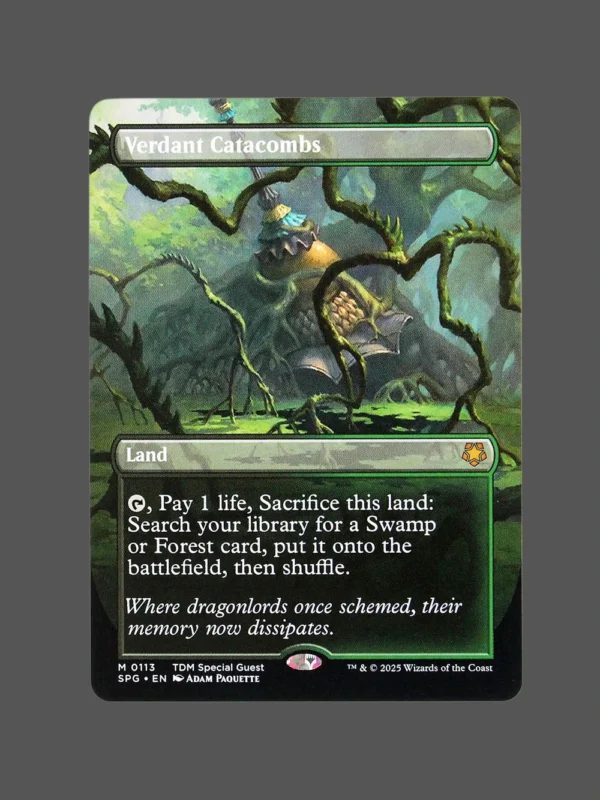 Verdant Catacombs Holo MTG Proxy | TDM Special Guest