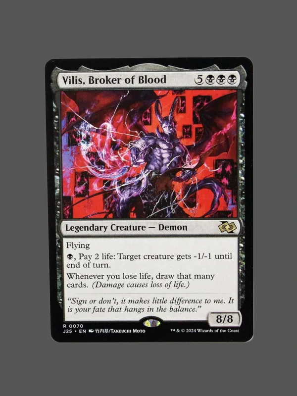 Vilis, Broker of Blood Holo MTG Proxy | Jumpstart 2025