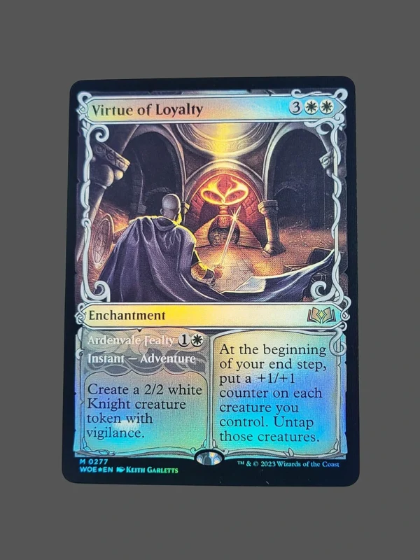 Virtue of Loyalty Foil MTG Proxy | War of the Spark