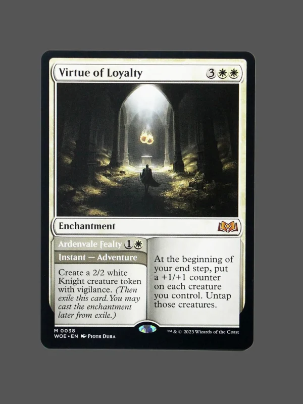 Virtue of Loyalty Holo MTG Proxy | War of the Spark