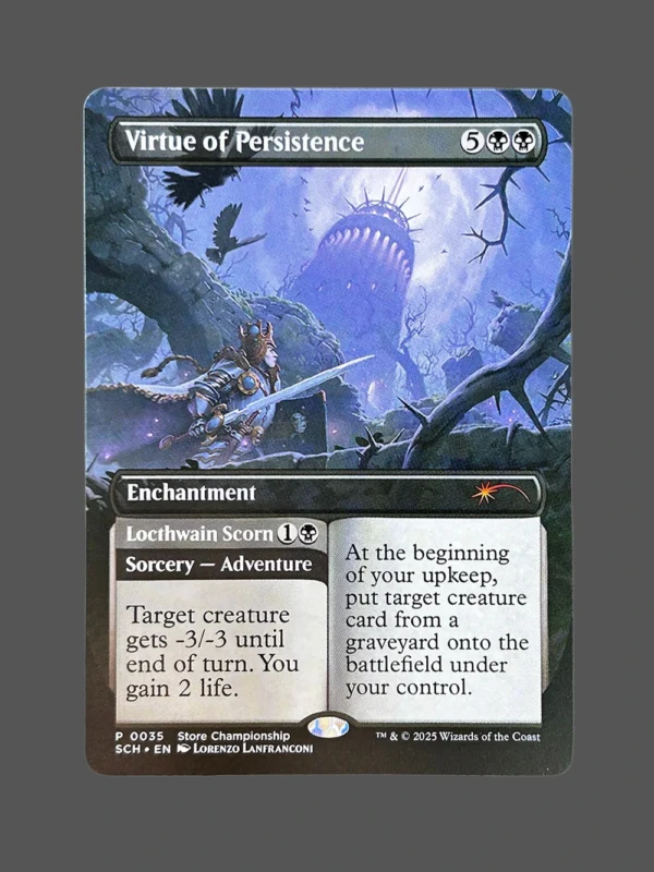 Virtue of Persistence Holo MTG Proxy | Store Championship