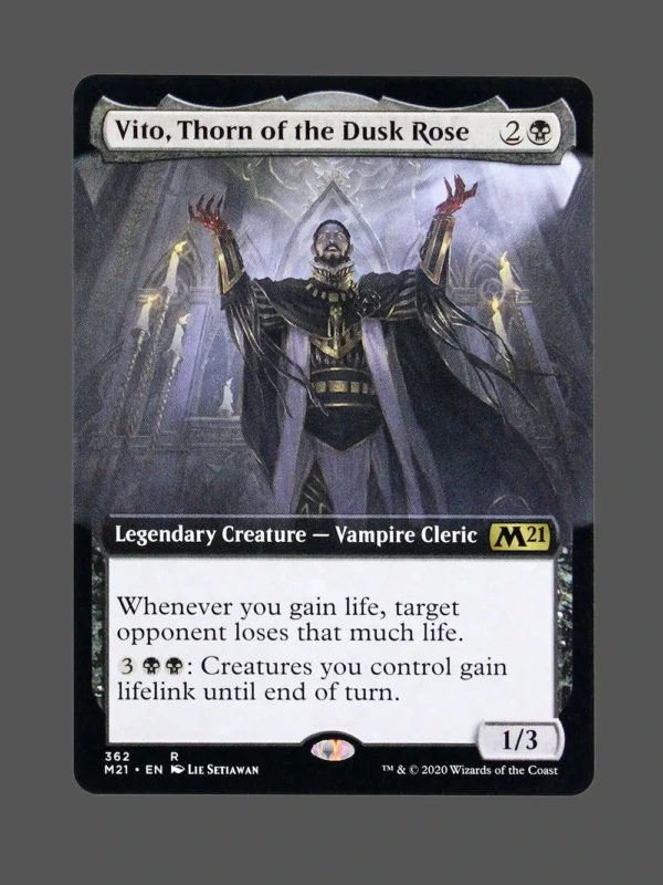 Vito, Thorn of the Dusk Rose Holo MTG Proxy | M21